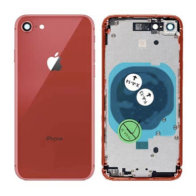 Repuesto Carcasa Trasera Completa - iPhone 8 Rojo