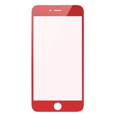 Repuesto Cristal Frontal iPhone 6/6S Rojo