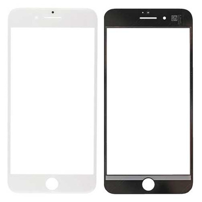 Repuesto Cristal Frontal iPhone 8 Plus (Pegamento Oca) Blanco