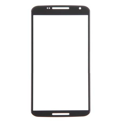 Repuesto Cristal Frontal Motorola Nexus 6 Negro