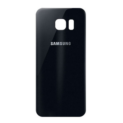 Repuesto Tapa Trasera con Adhesivo Samsung Galaxy S7 Edge Negro