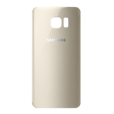 Repuesto Tapa Trasera con Adhesivo Samsung Galaxy S7 Edge Oro