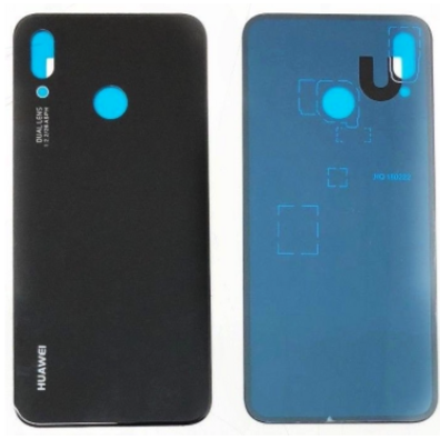 Repuesto tapa trasera para Huawei P20 Lite / Nova 3E Negro