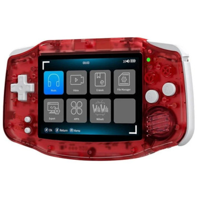 ANBERNIC CONSOLA RG34XX RED (ROJO) (INCLUYE MICRO SD 32GB)
