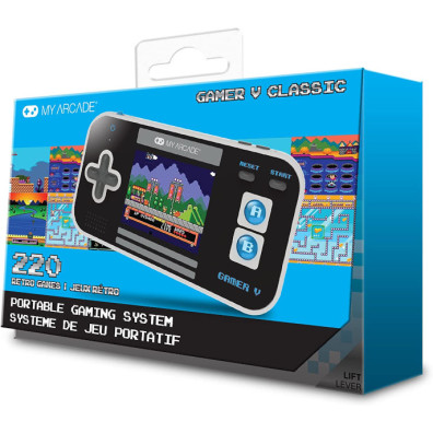 MY ARCADE PLAYER RETRO ARCADE V CLASSIC NEGRA/AZUL (220 GAMES)