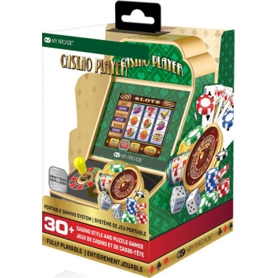 MY ARCADE PORTABLE GAMING SYSTEM CASINO PLAYER (31 GAMES INCLUDED)