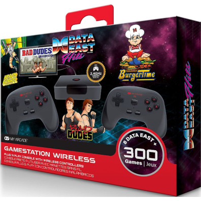 MY ARCADE PLAYER RETRO ARCADE GAMESTATION + 2 CONTROLLER WIRELESS (250 GAMES)