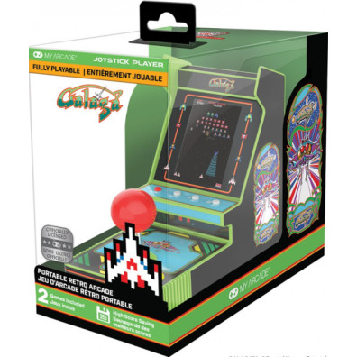 MY ARCADE JOYSTICK PLAYER PORTABLE RETRO ARCADE GALAGA (2 GAMES INLUIDED)