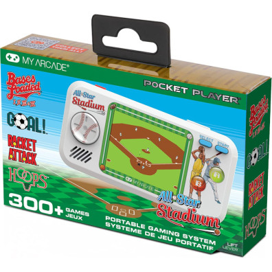 MY ARCADE POCKET PLAYER ALLSTAR STADIUM PORTABLE (300 GAMES)