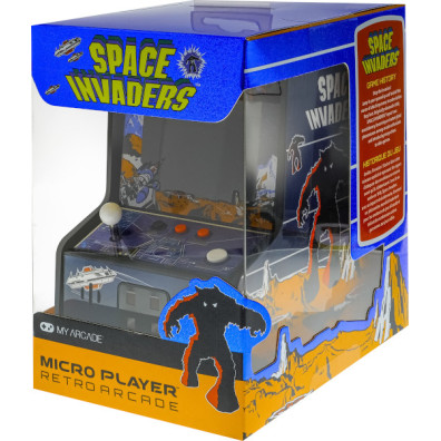 CONSOLA RETRO ARCADE MICRO PLAYER SPACE INVADERS
