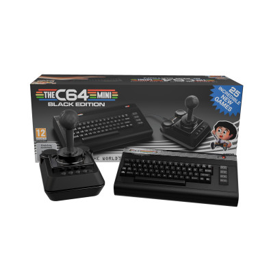 THE C64 MINI - BLACK EDITION (25 GAMES)