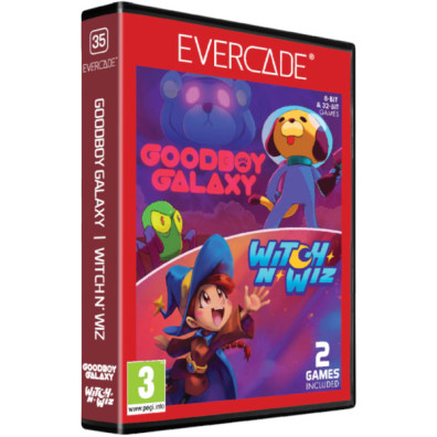 EVERCADE GOODBOY GALAXY & WITCH N WIZ
