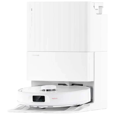 Aspiradora Roborock Qrevo MaxV Blanco con Base de Autolimpieza