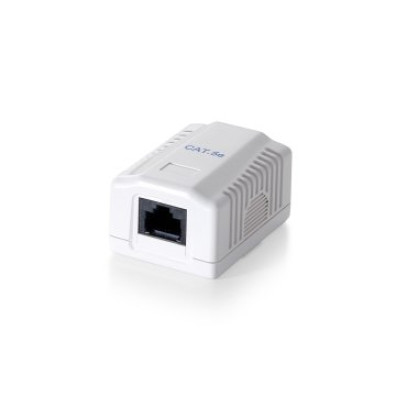 ROSETA DE SUPERFICIE RJ45 CATEGORÍA 5e HEMBRA 1 - EQUIP