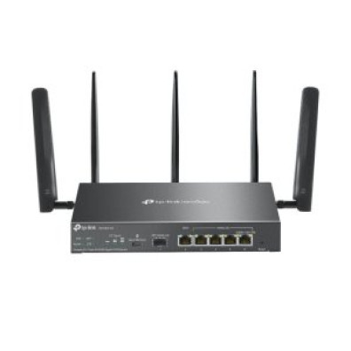 Router TP-LINK ER706W-4G Gigabit AX3000 VPN con Ranura NanoSIM 4G, 1P SFP, 5P RJ45 y Mesh WiFi Omada
