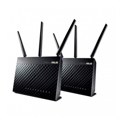 Router Wireless ASUS RT-AC68U PK2 2 Unidades