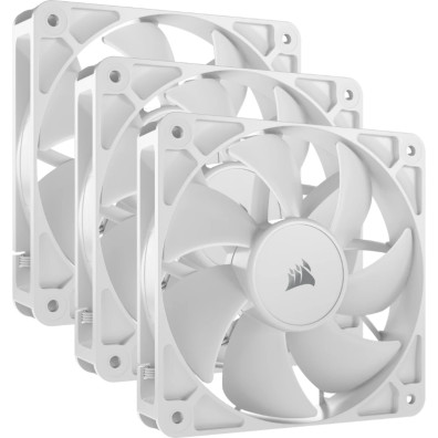 VENTILADOR AUXILIAR CORSAIR RS120 120MM WHITE TRIPLE PACK