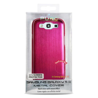 Carcasa Metálica Rosa para Samsung Galaxy S3 Puro