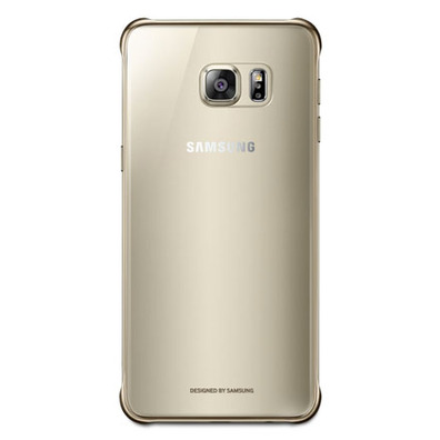 Carcasa Clear Cover Oro Samsung Galaxy S6 Edge Plus