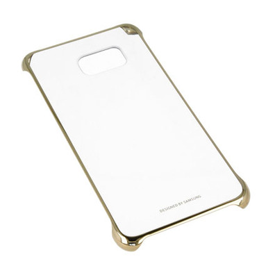 Carcasa Clear Cover Oro Samsung Galaxy S6 Edge Plus