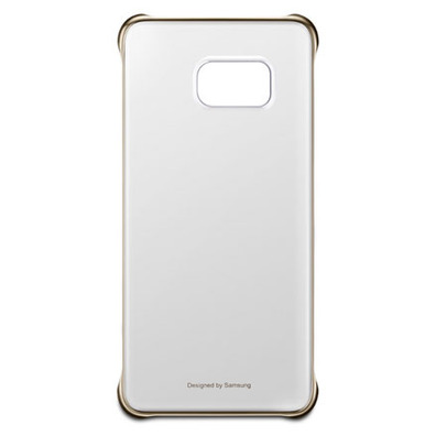 Carcasa Clear Cover Oro Samsung Galaxy S6 Edge Plus