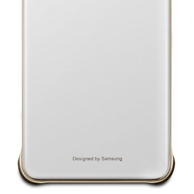 Carcasa Clear Cover Oro Samsung Galaxy S6 Edge Plus