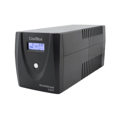 Sistema Alimentación Ininterrumpida SAI Coolbox Guardian 3 1200VA LCD 720W Negro 4xSCHUKO