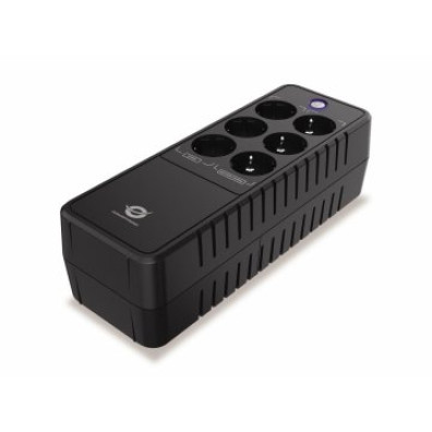 SAI 850VA Conceptronic 490W para Oficina - Protección de Tensión y 6 Tomas Enchufe