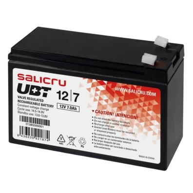 Salicru UBT Negro 12V/7A - Sais Protección Eléctrica