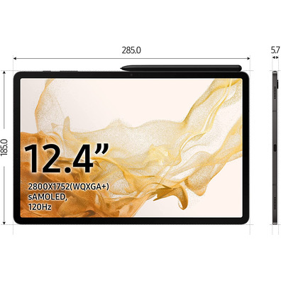 Samsung Galaxy Tab S8+ 5G 12.4'' 8GB/256GB Graphite