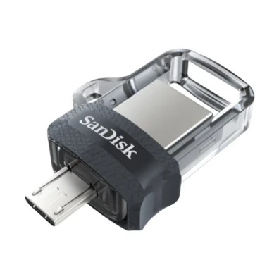 SanDisk Ultra Dual Drive m3.0 128GB USB 3.2 - Negro/Plata