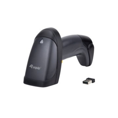 Scanner Inalámbrico Equip 351023 RF 2.4GHz - Detecta Códigos 1D con Soporte IP54 Velocidad