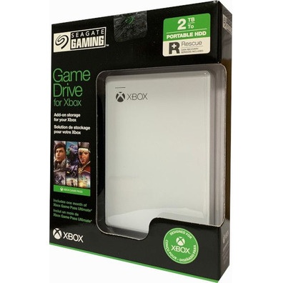 Seagate Game Drive 2 TB White Xbox One/Xbox Series X/S