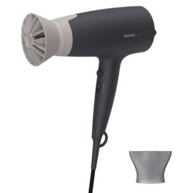 SECADOR DE PELO PHILIPS SERIE 3000 BHD351/10 2100W THERMOPROTECT NEGRO