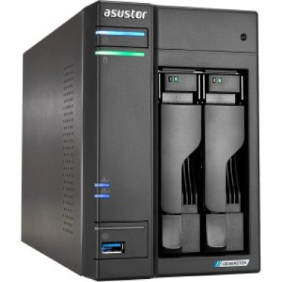SERVIDOR NAS ASUSTOR LOCKERSTOR AS6702T 2 BAHIAS - Almacenamiento Potente y Seguro