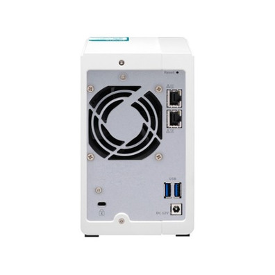 Servidor NAS QNAP Desktop 2BAY NAS 1GB RAM 1GbE