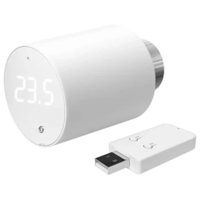 Shelly BLU TRV Cabezal Termostático con unidad de control - Domótica y Redes
