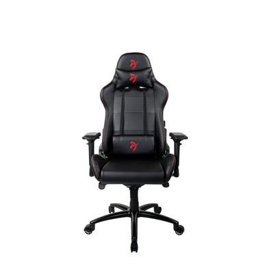 Silla Arozzi Verona Signature Black PU - Red Logo