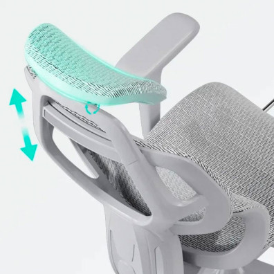 Silla de Oficina Ergonómica Powerbasic Pinhel Gris