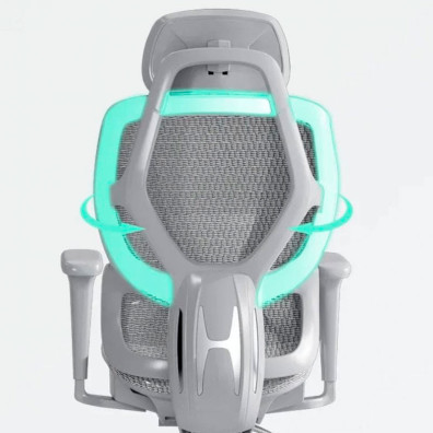 Silla de Oficina Ergonómica Powerbasic Pinhel Gris