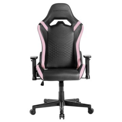 Silla Gamer Mars Gaming Negra - Detalle Rosas - Brazos Regulables - Reclinable 135