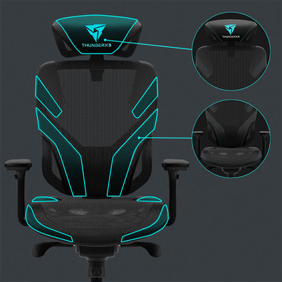 Silla Gamer ThunderX3 Yama5 Azul