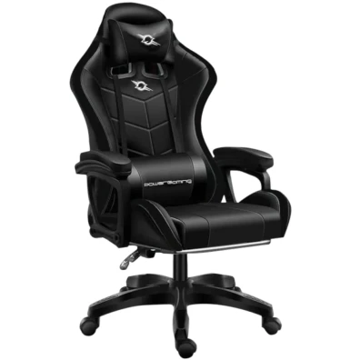 Silla Gaming PowerGaming Negra - Comodidad y Estilo para Videojuegos