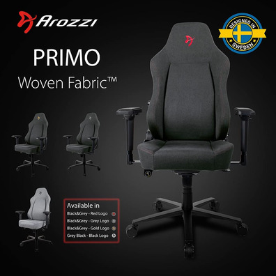 Silla Gaming Arozzi Primo Woven Fabric Black-Red Logo
