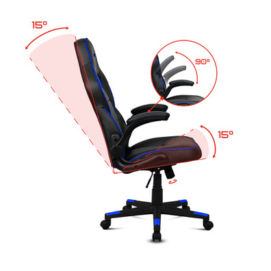 Silla Gaming Drift DR75 Negra/Azul