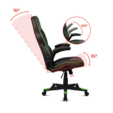 Silla Gaming Drift DR75 Negra//Verde