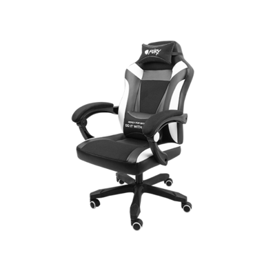 Silla Gaming Fury Avenger M+ Negra/Blanca