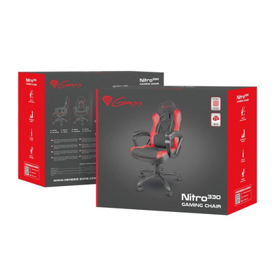 Silla Gaming Genesis Nitro 330 Negra/Roja SX33