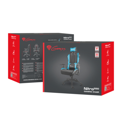 Silla Gaming Génesis Nitro 550 Negro/Azul