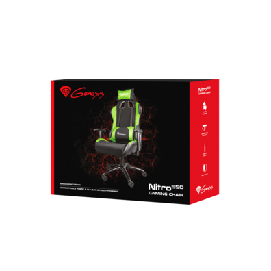 Silla Gaming Génesis Nitro 550 Negro/Verde